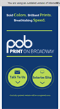 Mobile Screenshot of printonbroadway.com